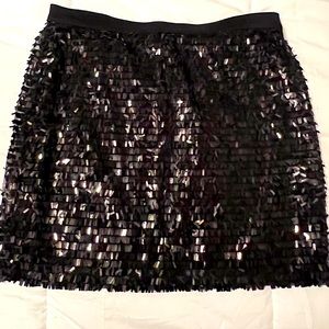 Black Sparkly Skirt